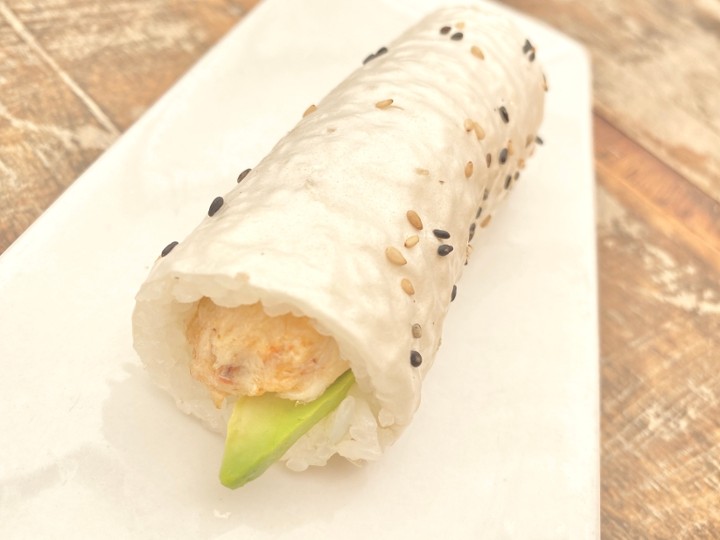 Baked Blue Crab & Avocado Hand Roll