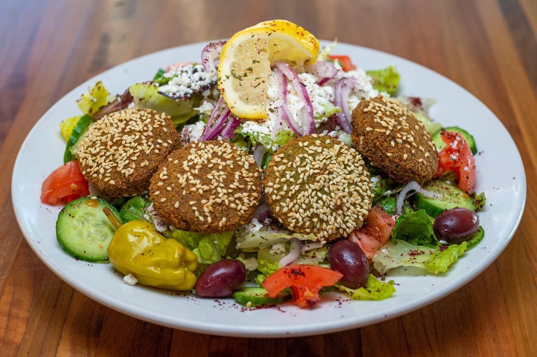 Greek Salad W/ Falafel