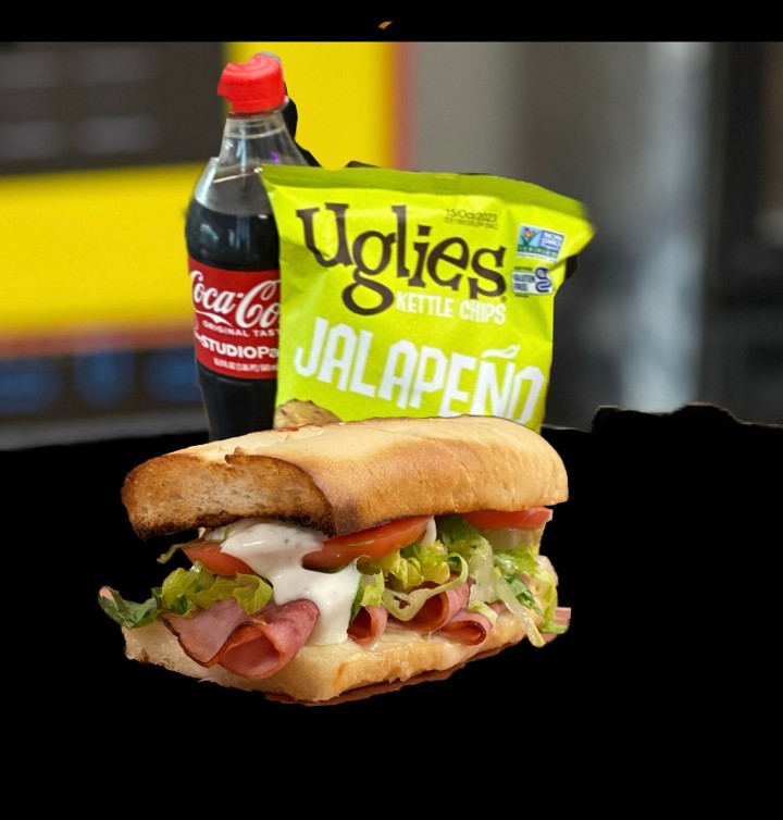 Sandwich, Chips & Drink
