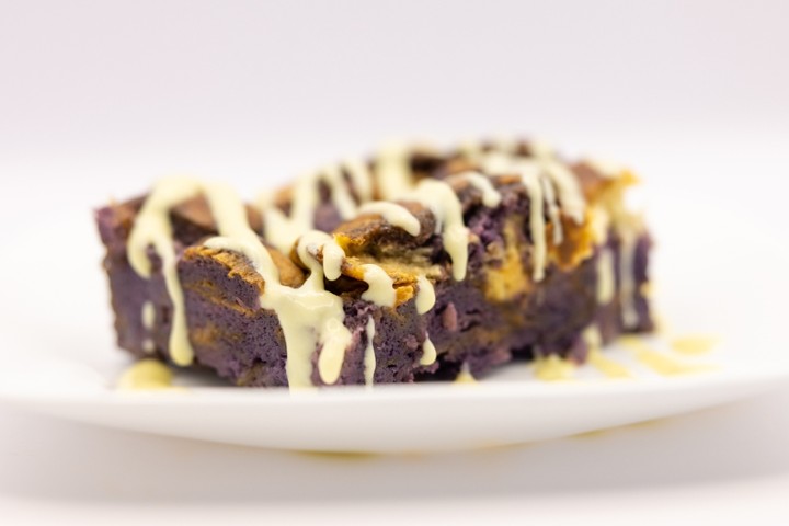 Ube Bread Pudding