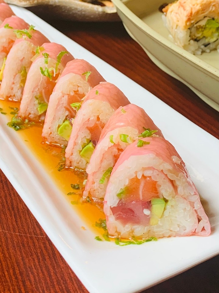 Cherry blossoms roll