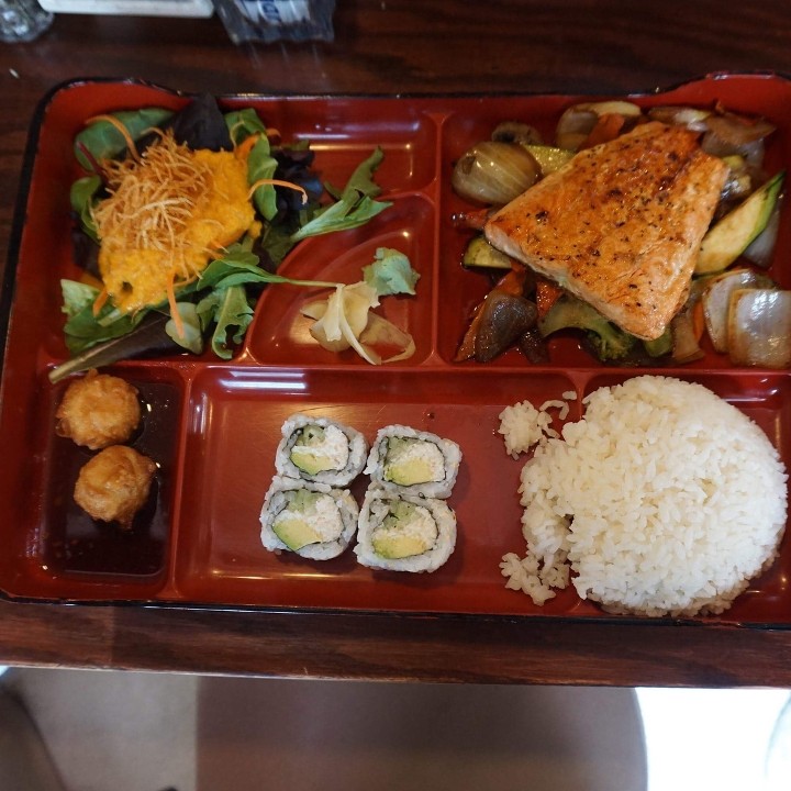 Teriyaki Salmon Lunch Bento