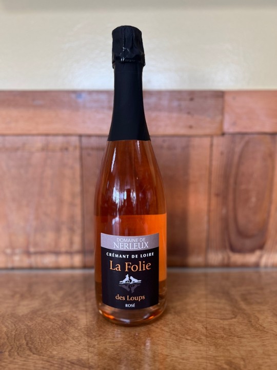 Domaine de Nerleux Cremant de Loire La Folie des Loups Rosé BTL