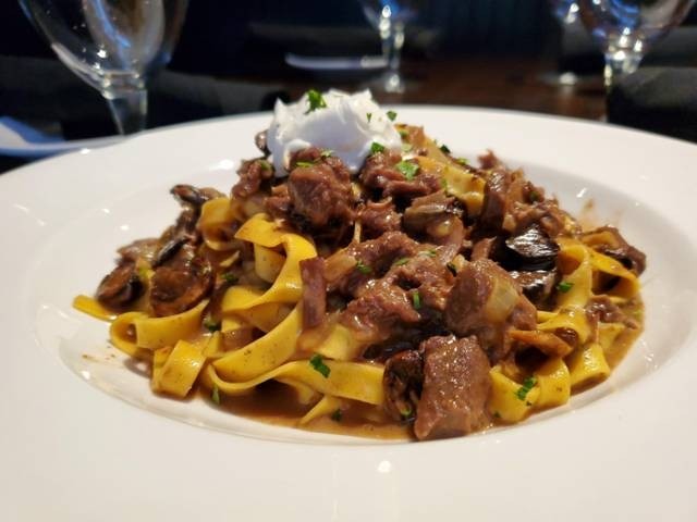 Beef Stroganoff Fettuccine