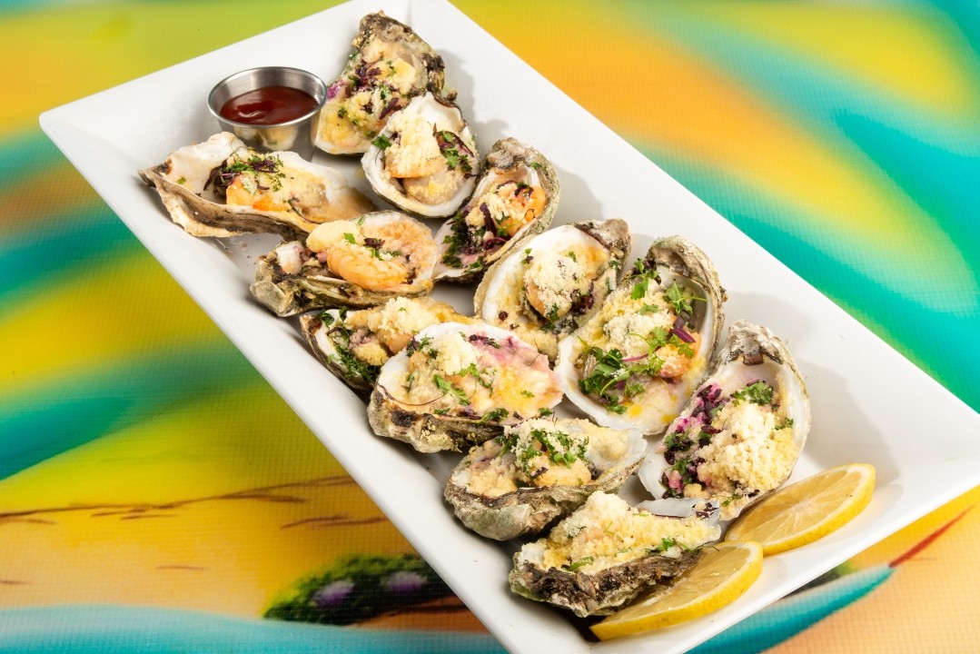 1 Dz Chargrilled Oysters with Shrimp & Crab