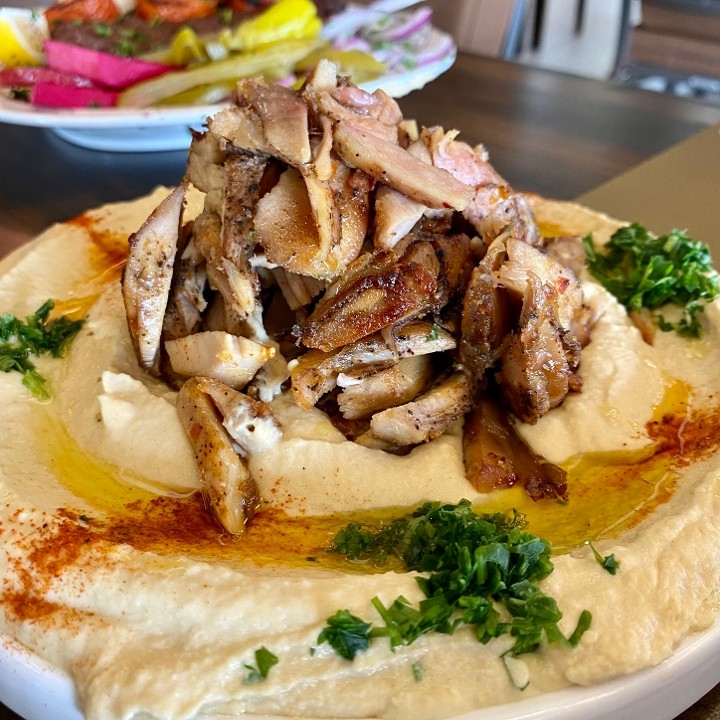 Hummus with Shawarma