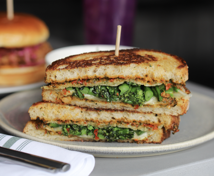 Broccolini Grilled Cheese