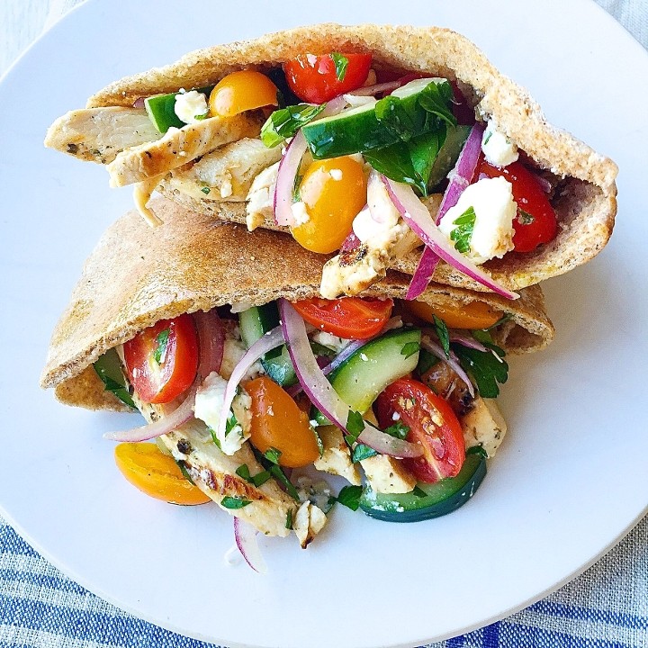 Chicken Greek Pita