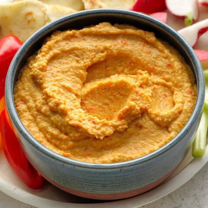NEW* Red Roasted Pepper Hummus App