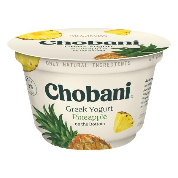 Chobani Non-Fat Pineapple on the Bottom Greek Yogurt