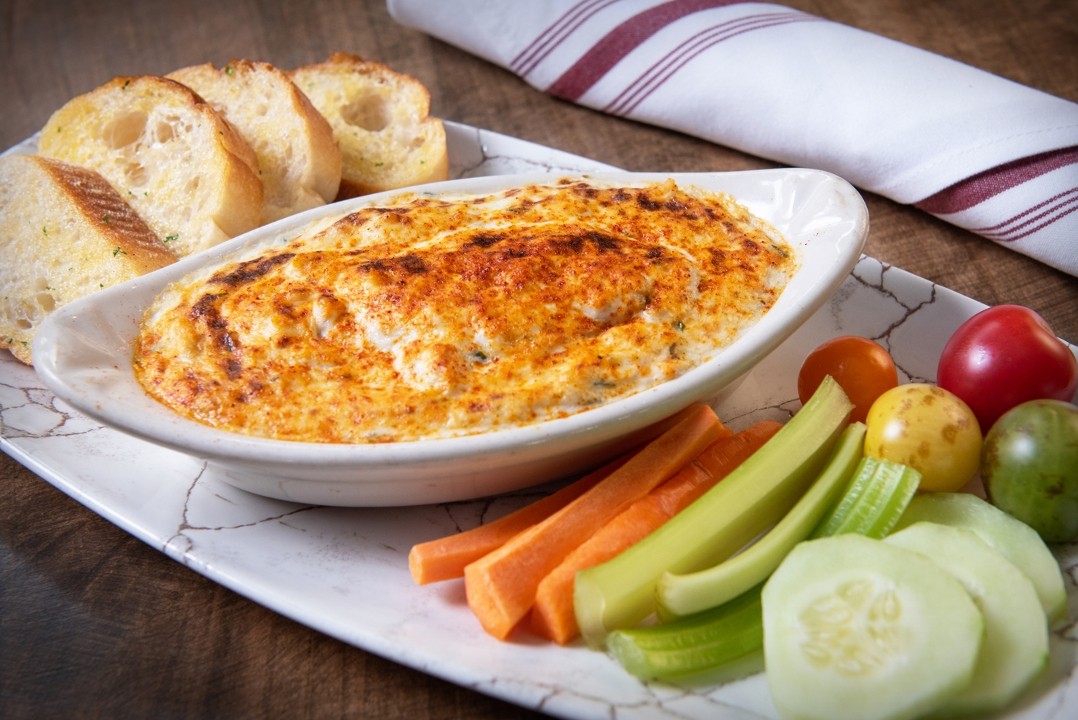 Creamy Crab Dip with Shishito Peppers