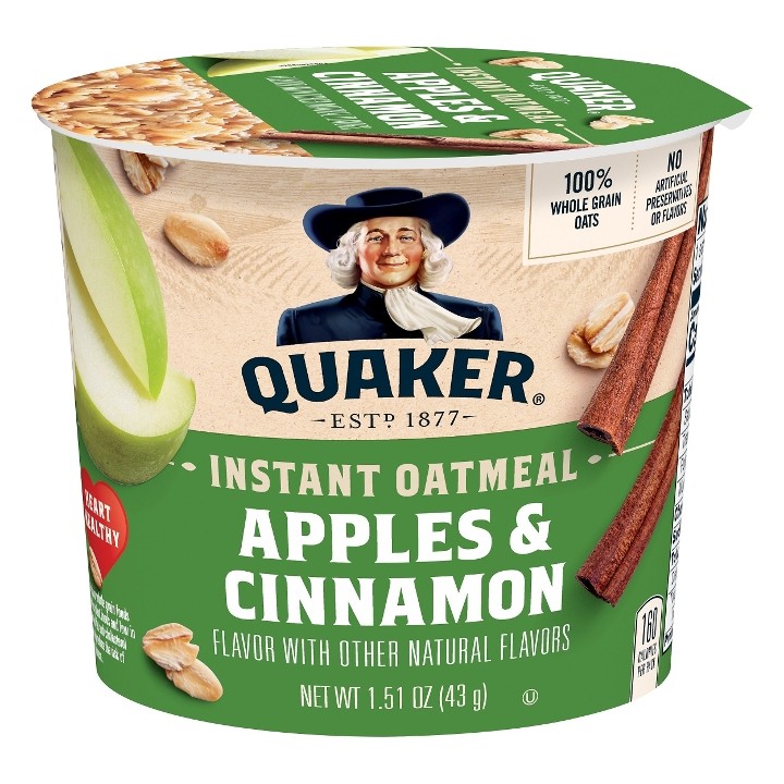 Quaker-  Instant Oatmeal - Apples & Cinnamon