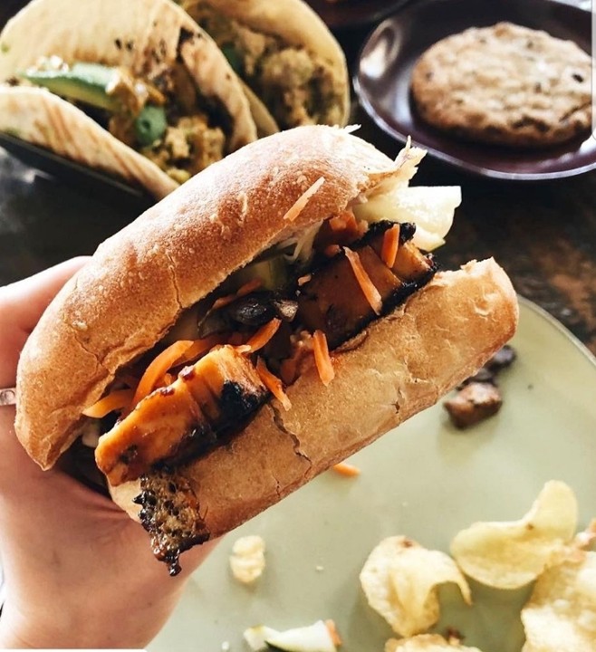 BBQ Tofu Banh Mi