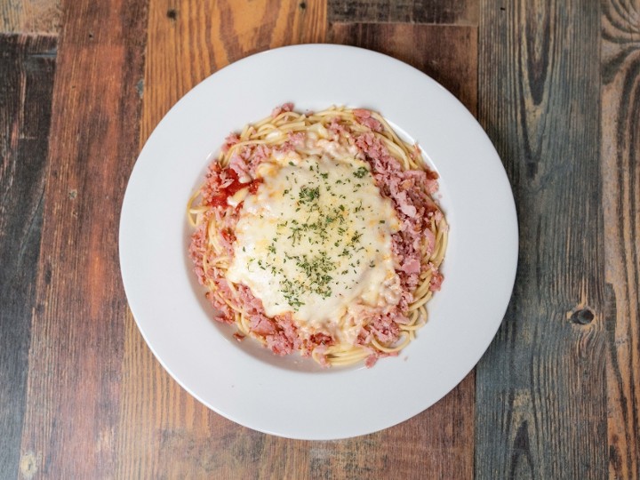 Spaghetti con Jamon
