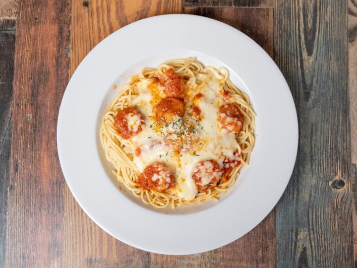 Spaghetti con Camarones