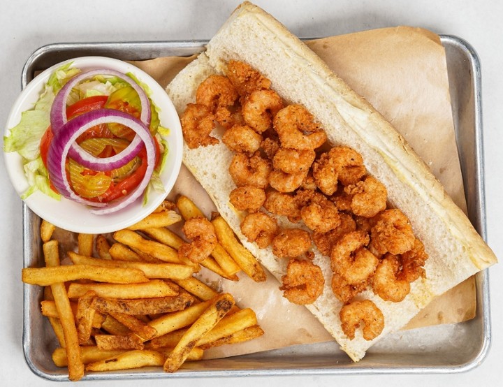 Fried Shrimp Poboy*