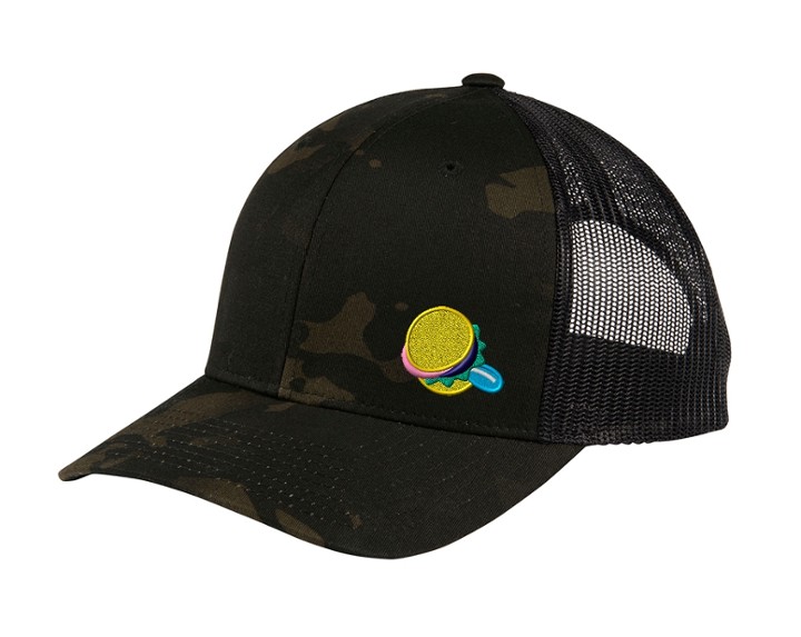 Black Camo Hat (one size)