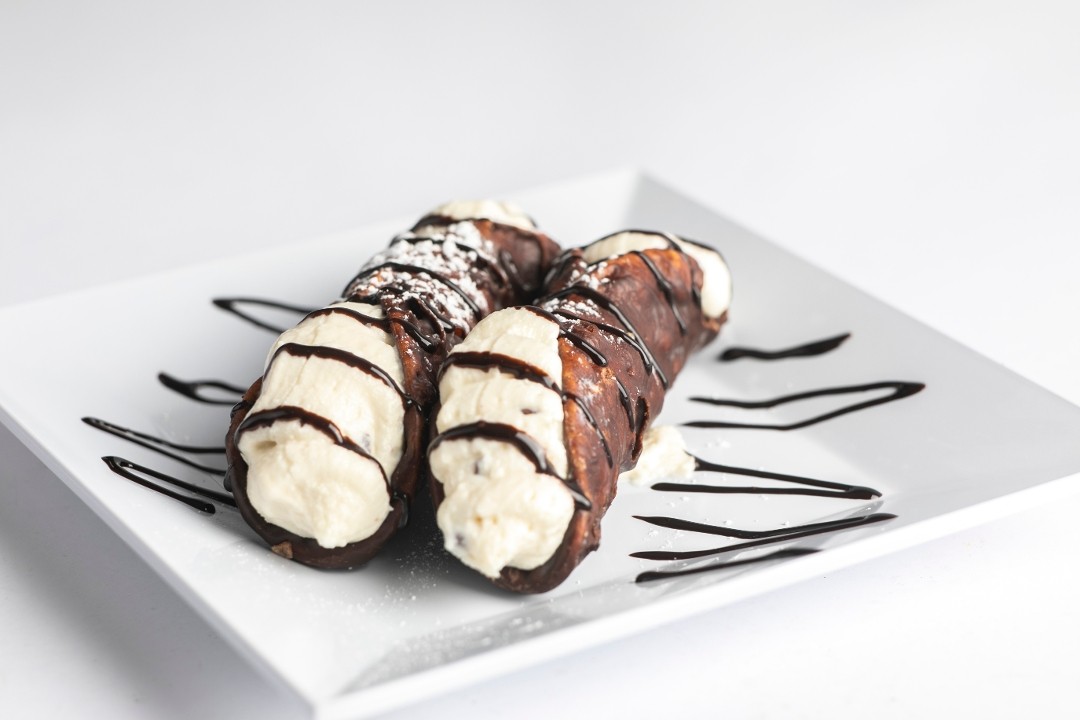 2 Chocolate Dipped Canolis