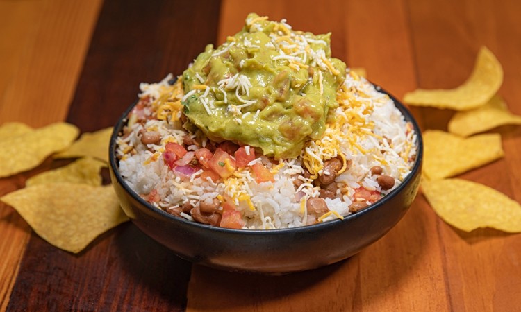 Meatless Rice Bowl (Chips Included)