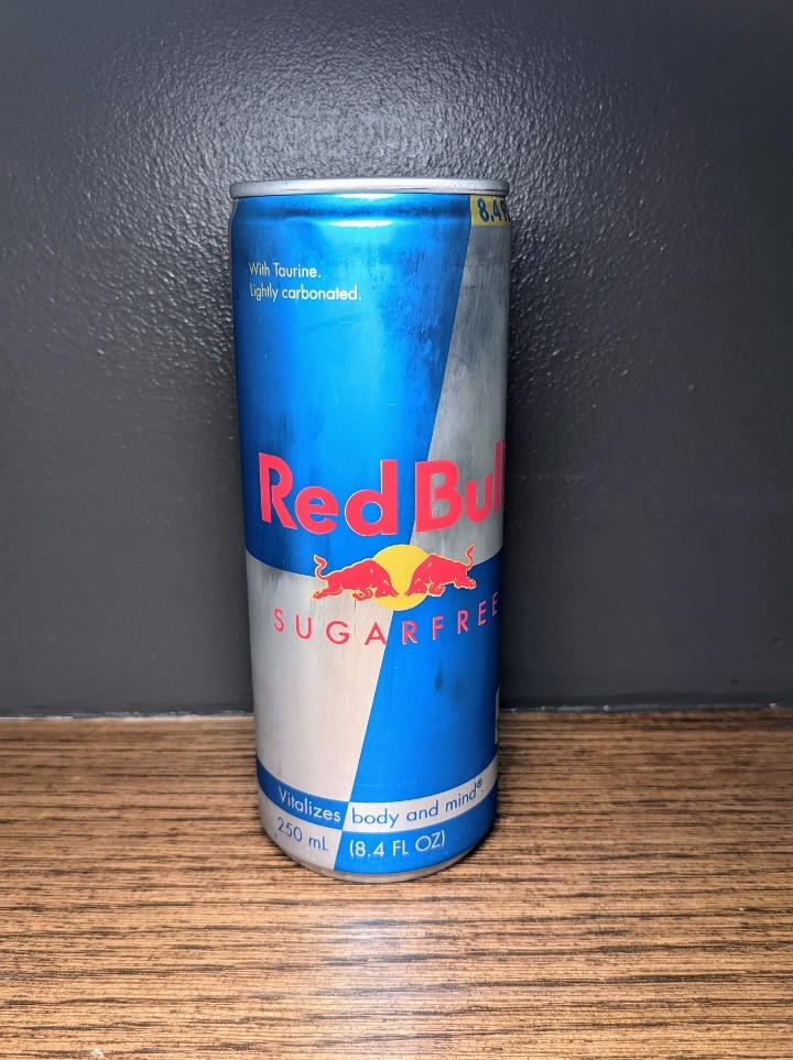 Sugar Free Red Bull Can