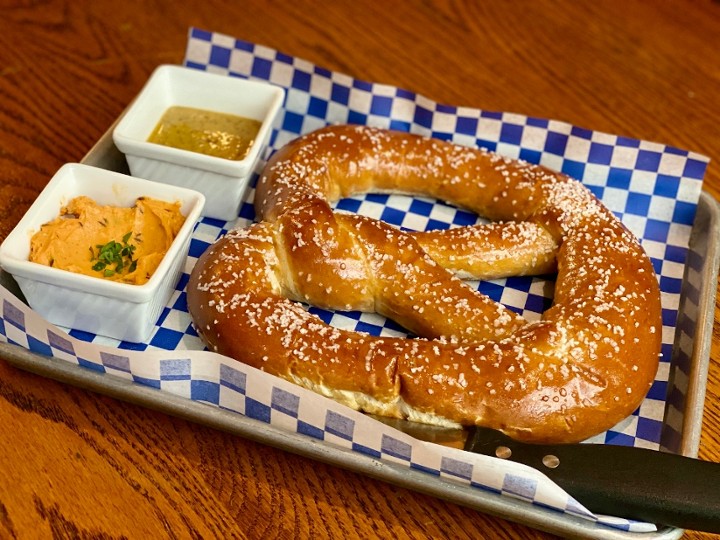 Bavarian Pretzel with Sides