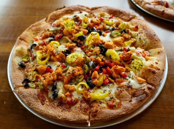 Spicy Mediterranean Pizza