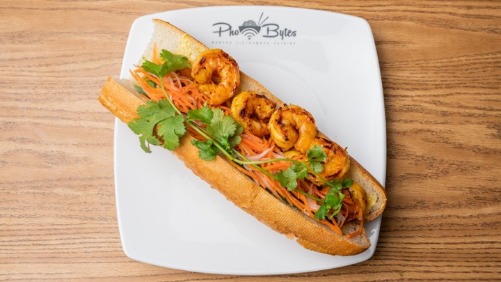 Grilled Shrimp Banh Mi