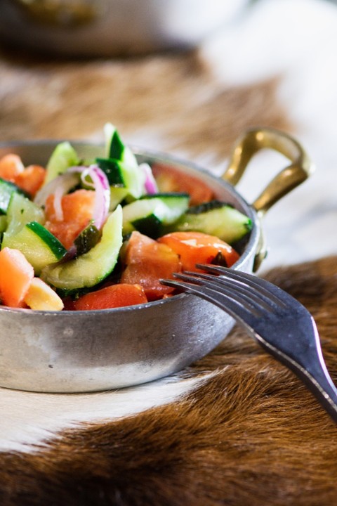 Cucumber Tomato Onion Salad