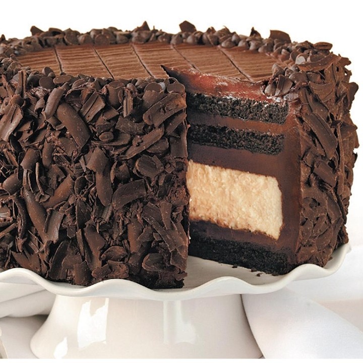 Devils Food Cheesecake Slice