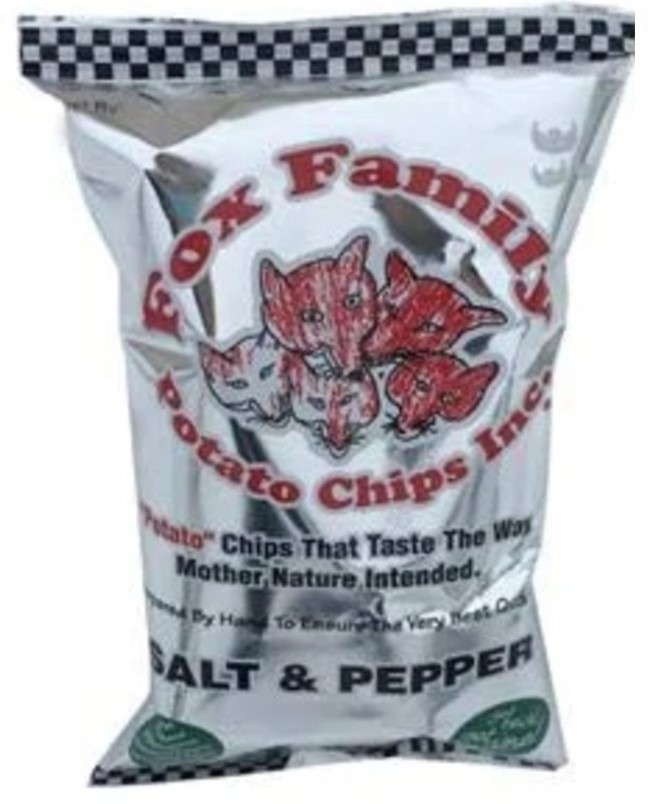 Fox Family Salt & Black Pepper Potato Chips