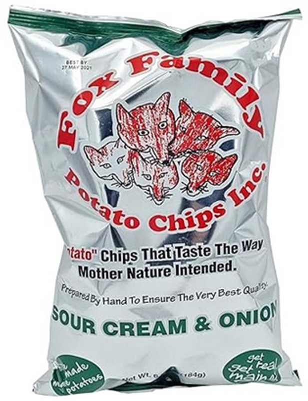 Fox Family Sour Cream & Chive Potato Chips