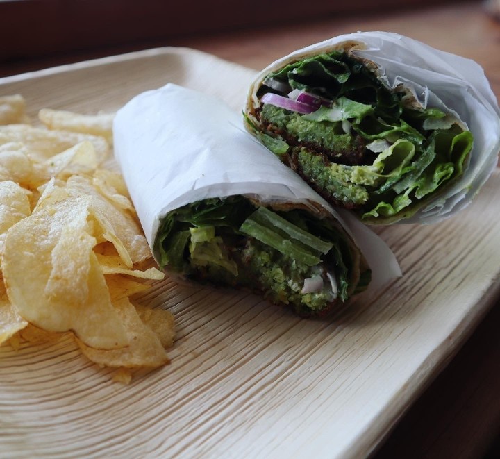 falafel crepe wrap