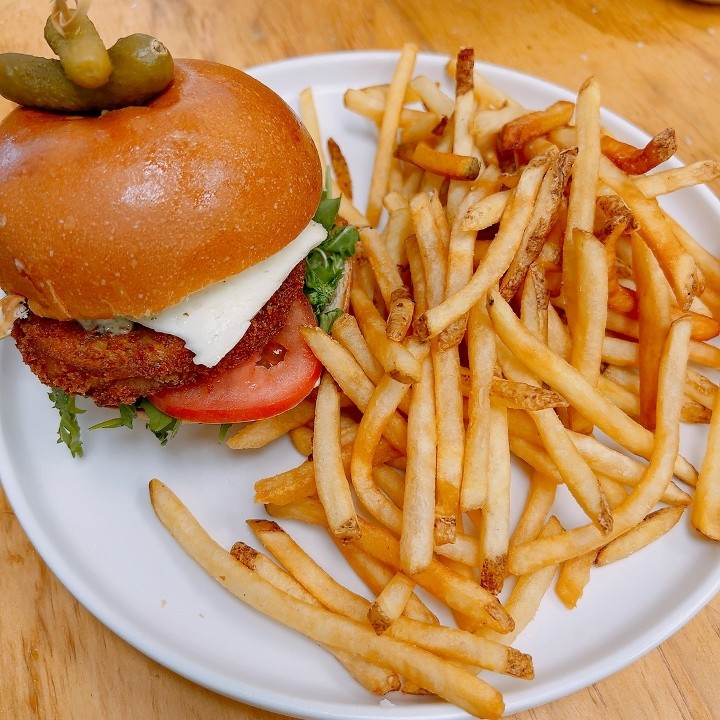 Crispy Eggplant Sandwich