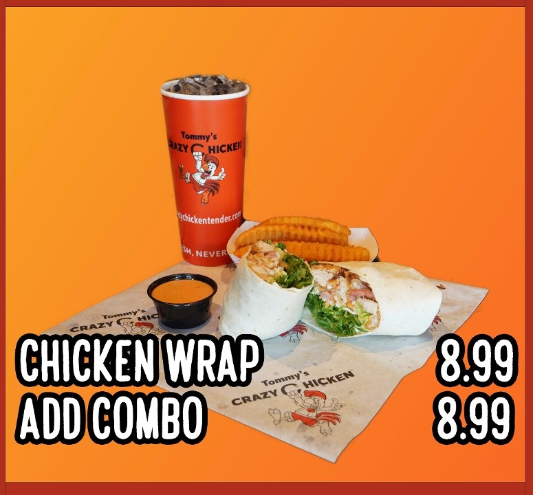 GRILLED CHICKEN WRAP COMBO (Copy)