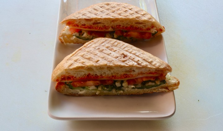 Crunchy Vegetarian Panini