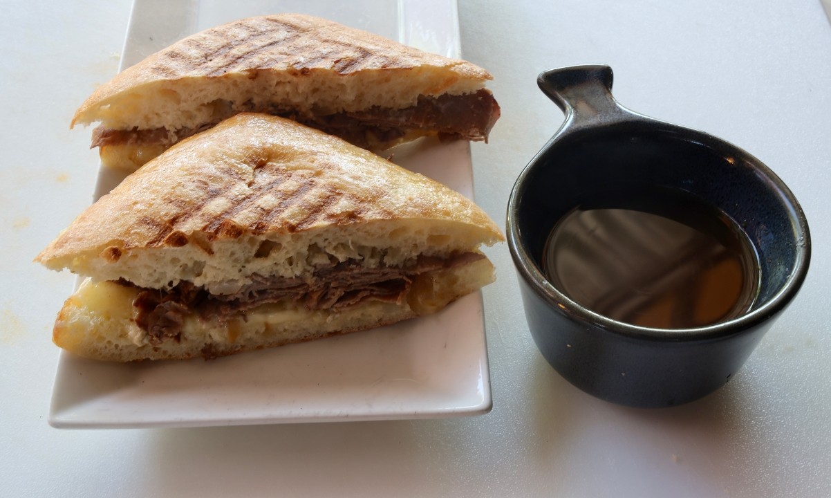 Italian Beef Dip Panini