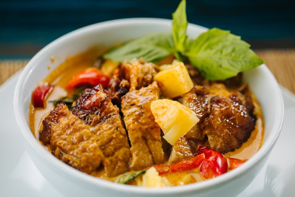 Red Curry Pineapple Duck