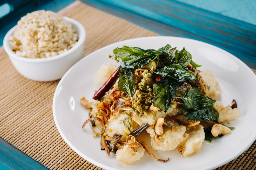Fish with Thai Herbs