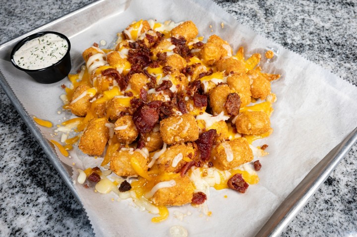 Cheese & bacon  Tot apps