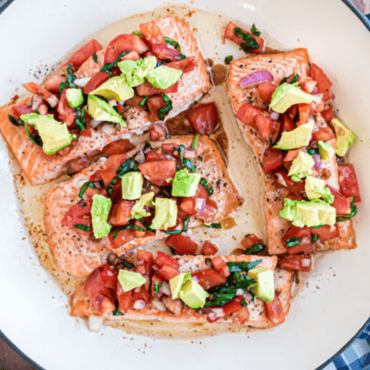 Salmon Bruschetta