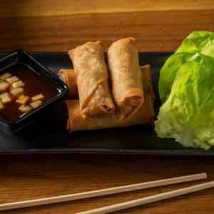 Mushroom & Vegetable Spring Rolls