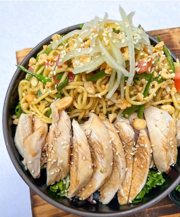 Cold Sesame Noodles with Chicken