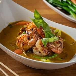 Grilled Jumbo Shrimp Curry