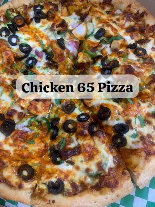 Chicken 65 Pizza