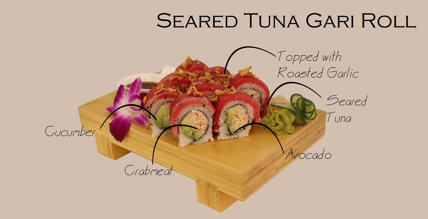 Seared Tuna Gari Roll