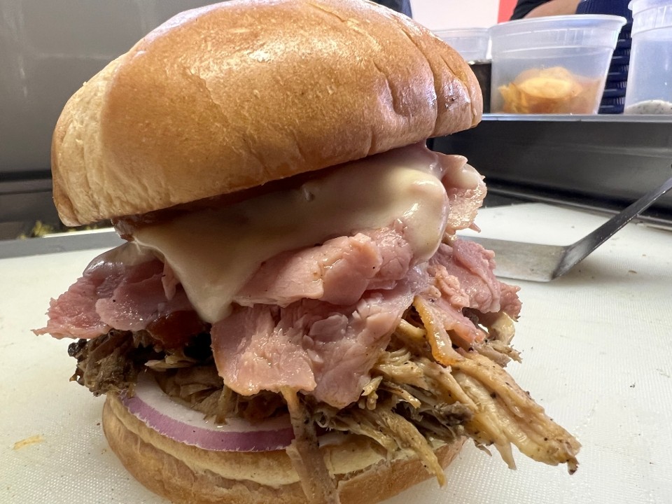 Huli-Huli Pulled Pork Sando
