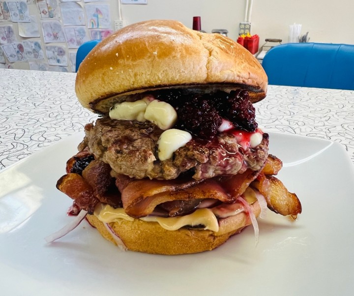 Triple B (Bacon, Bleu, and Blackberry)