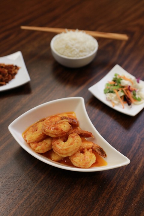 Puzon Hnin ( Shrimp Tomato Curry )