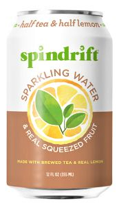 Spindrift Half Tea Half Lemon Sparkling Water 12 oz - Case of 12