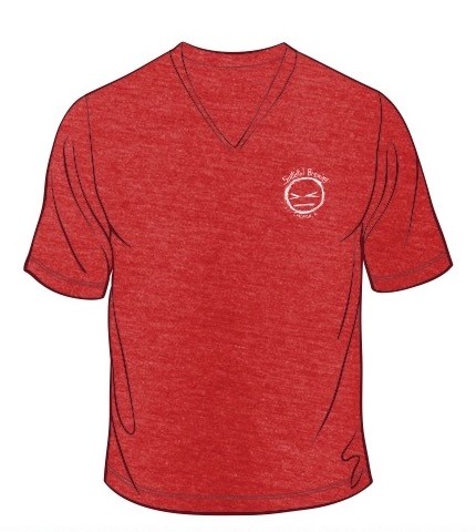 Small - Red V-Neck